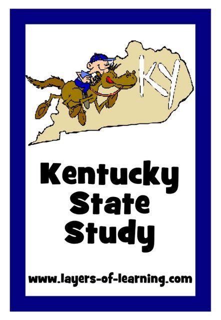 Us State Maps Layers Of Learning Kentucky State Kentucky