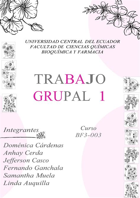 Estad Stica Tarea Grupal Universidad Central Del E C U A D O R