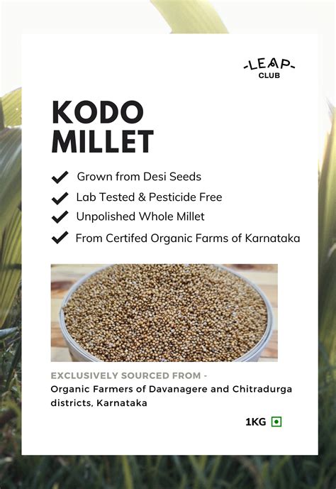 Unpolished Kodo Millet Kg Leap Club