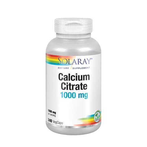 Solaray Calcium Citrate Complex Mg Capsules Walmart