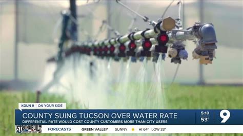 Pima County Sues Tucson Over Differential Water Rates Youtube