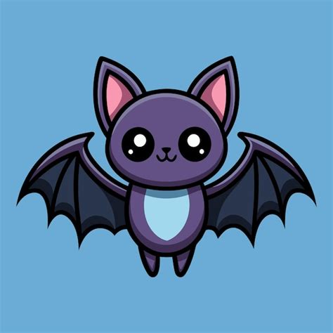 Premium Vector Cute Bat Cartoon Vector Icon Illustration