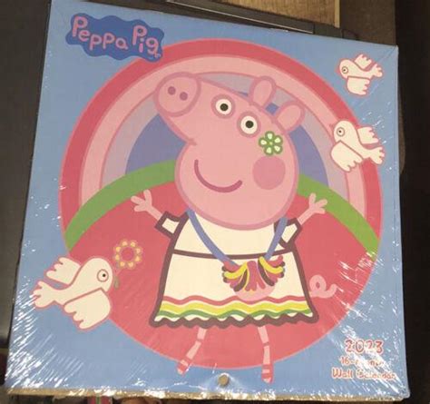 peppa pig 2023 16 month wall calendar (brand New) | #4560430410