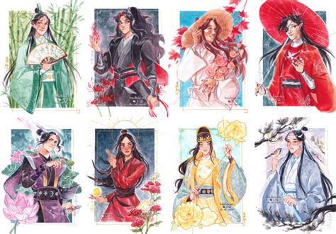 Mxtx Character Postcards