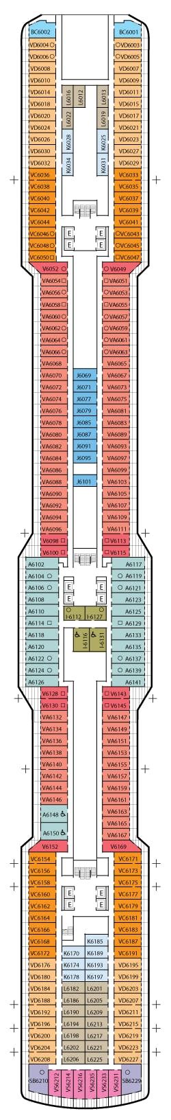 Koningsdam Deck Plans