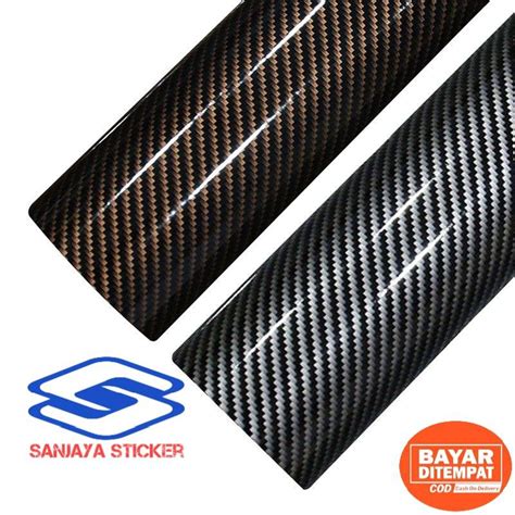 Jual Stiker Skotlet Carbon Kevlar Sticker Motor Stiker Carbon D