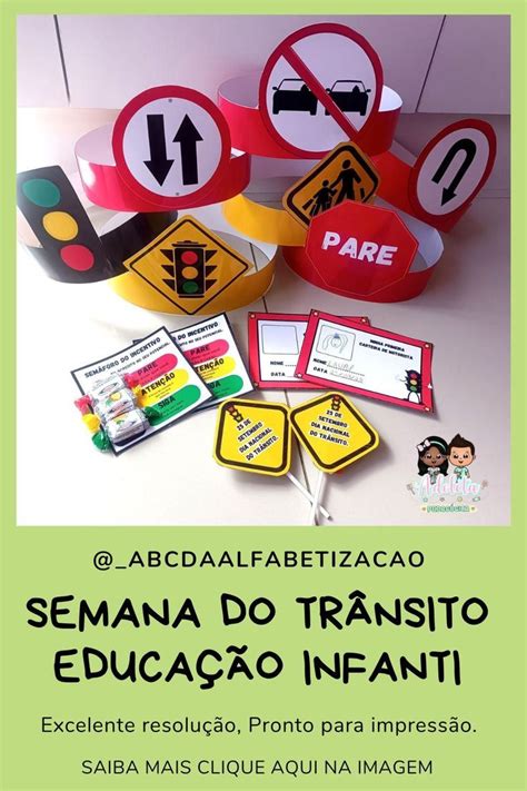 Viseira semana do trânsito Lembrancinha semana do transito Dia do