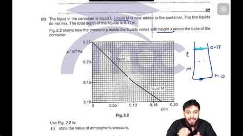 Force Density Pressure Question 5 Youtube