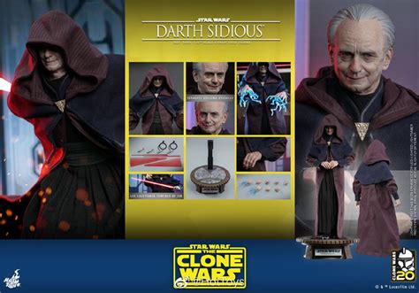 In Stock Hot Toys Tms Star Wars The Clone Wars Darth Sidious Figure