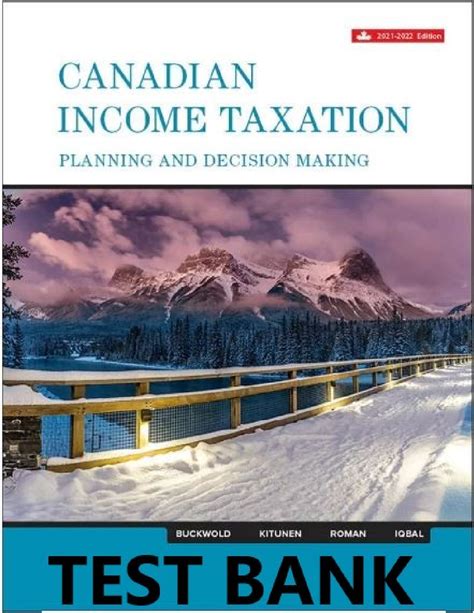 Solutions Manual Canadian Income Taxation Th Edition By