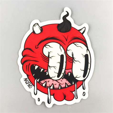 Creep Face – Sticker – Metal the Brand