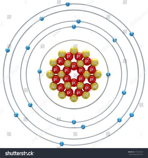 Argon Atom On White Background Stock Illustration 141203239 - Shutterstock