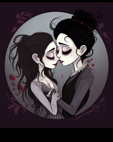 Nocturnal Kiss: Vampire Embrace Digital Art - Etsy