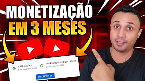 Consegui Monetizar Em Meses O Canal Do Youtube Como Ativar