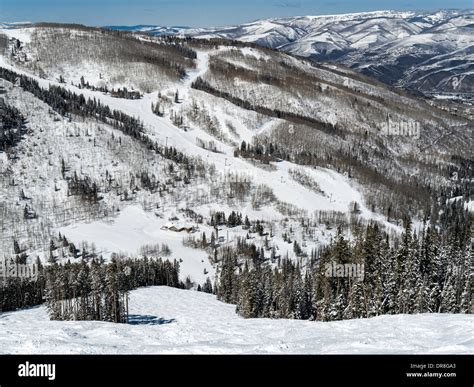 Looking down on Beano's Cabin, Beaver Creek Resort Ski, Avon, Colorado ...