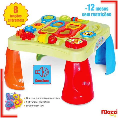 Mesa Didatica Bebe - Mesa Criativa Didática Bebê Infantil Interativa Mesinha Som | Shopee Brasil
