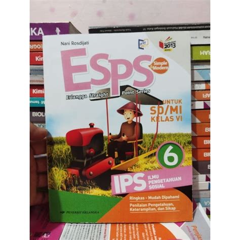 Jual ESPS ILMU PENGETAHUAN SOSIAL IPS KELAS VI 6 SD ERLANGGA REVISI