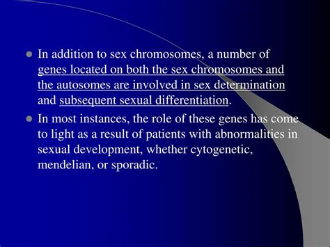 Ppt The Sex Chromosomes And Their Abnormalities Powerpoint Presentation Id