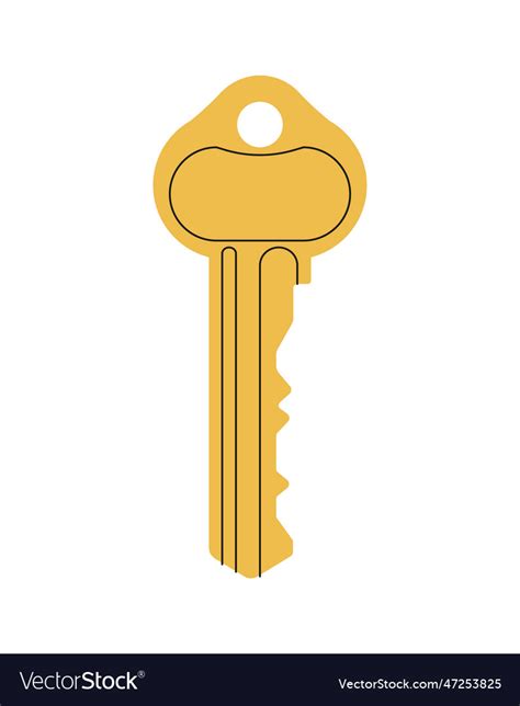 Door Key Concept Royalty Free Vector Image Vectorstock