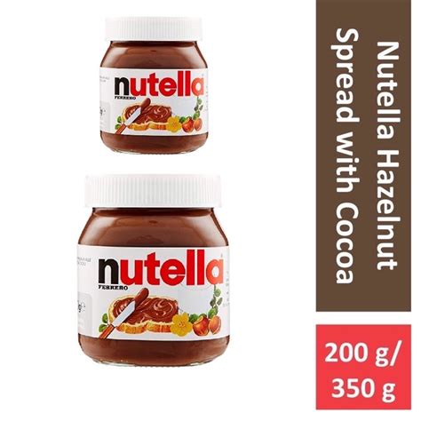 Nutella Chocolate Spread 200g 350g Shopee Malaysia