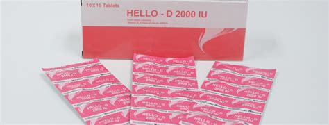 Hello — D 2000 МЕ 10×10 таблеток / Hello — D 2000 IU 10×10 Tablets ...