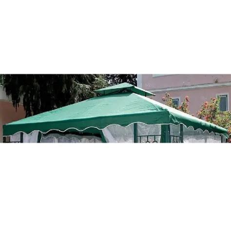 Yf 3137r 3x3 Mt Green Polyester Gazebo Replacement Top Cover Sheet £62