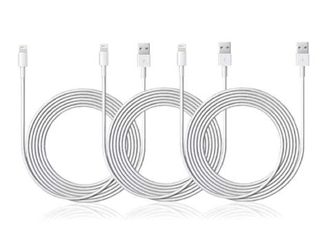 10 Ft MFi Certified Lightning Cable 3 Pack Save 82 Geeky Gadgets