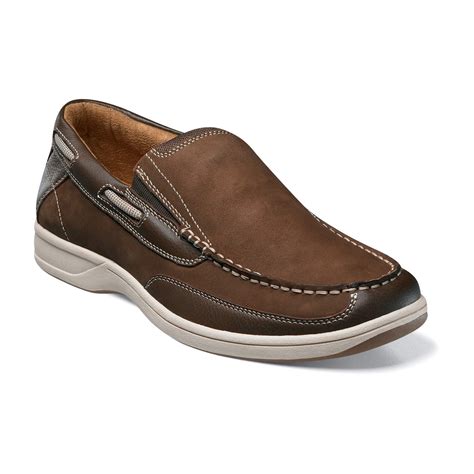 Florsheim Mens Lakeside Slip 13158 200 Brown The Shoe Mart