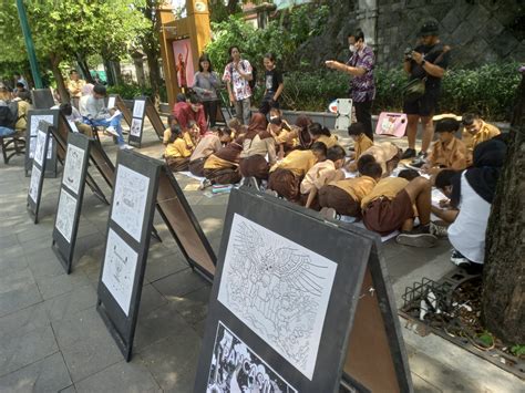 Peringati Hari Lahir Pancasila Mahasiswa Dkv Isi Surakarta Ajak Siswa