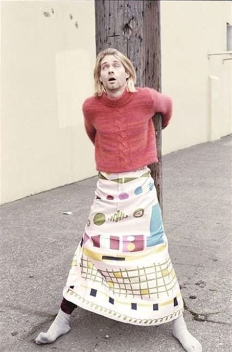 Kurt Cobain Dress 1990s Comeback With A Vengence Kurt Cobain