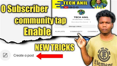 Good News Ab Zero Subscribers Enable Community Tab How