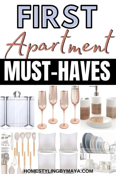 First Apartment Checklist Must Have First Apartment Essentials Artofit