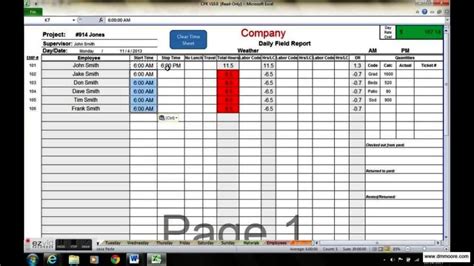 Time And Motion Study Excel Template Sampletemplatess Sampletemplatess