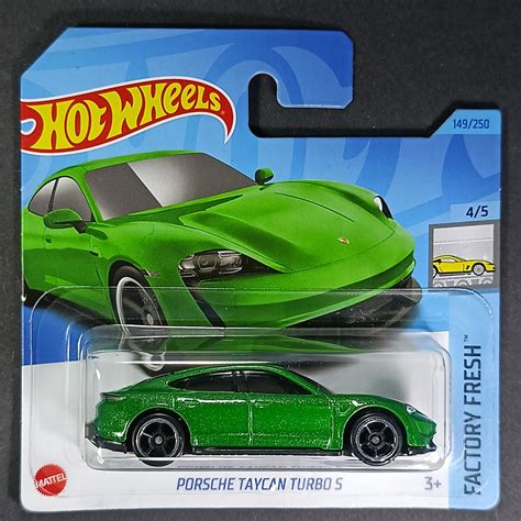 Porsche Taycan Turbo S Hot Wheels Collectible Model Car Miniature Gift Item For Car Collectors