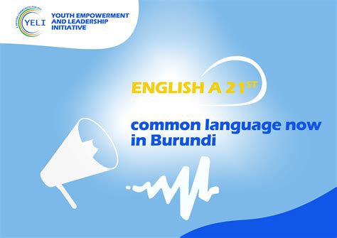 English a 21st global common language now in Burundi | YELI Burundi
