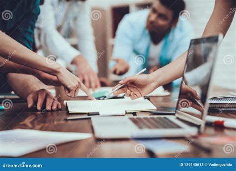 Project Teamwork Computers Laptop Design Stock Photo Image Of