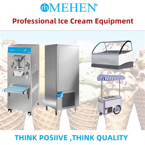 Mehen Patented Blade Pretty Panel Famous Gelato Machine For Commercial