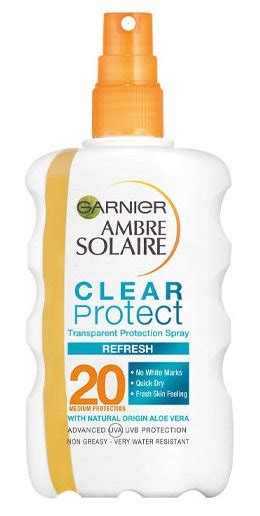 Garnier Ambre Solaire Clear Protect Transparent Protection Spray SPF20