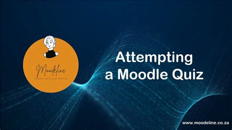 Attempting A Moodle Quiz Students Youtube