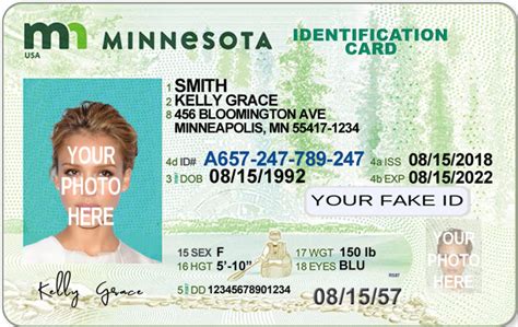 Minnesota Fake Id Template Best Fake Id Templates