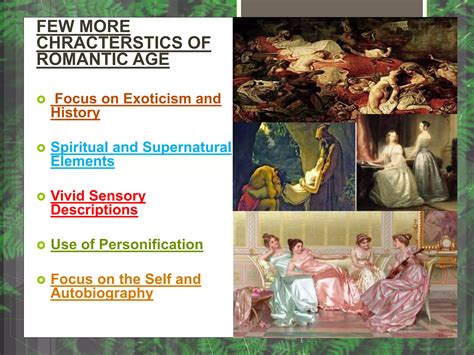 Characteristics Of Romantic Age 1