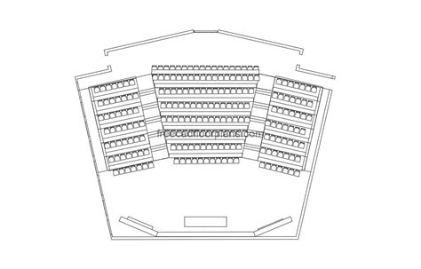 Lecture Hall - Free CAD Drawings