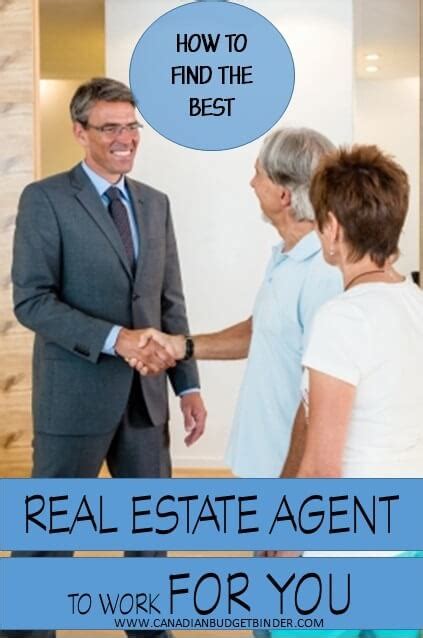 How To Find The Best Real Estate Agent For You Canadian Budget Binder