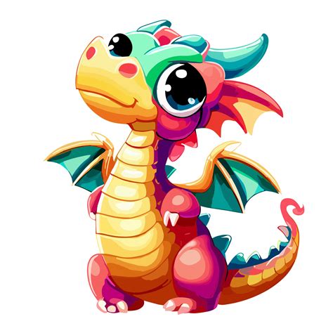 Cute Dragon Clipart Transparent Background 24029922 Png