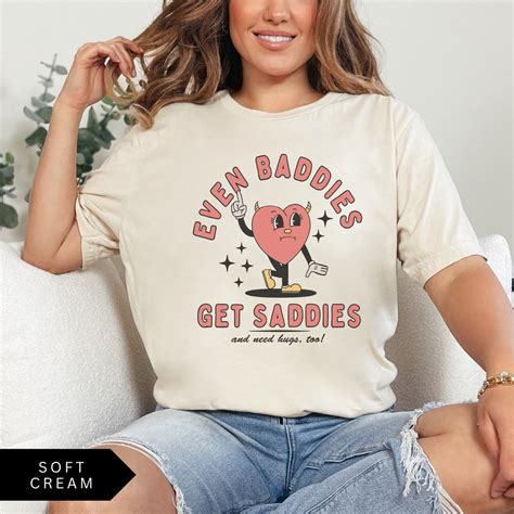 Even Baddies Get Saddies Shirt Mental Health Shirt Retro Graphic Tee