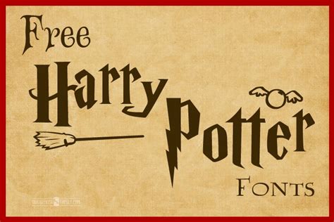 Free Printable Harry Potter Font