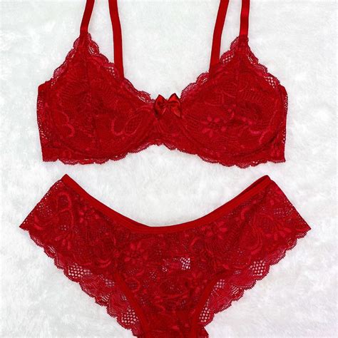 Conjunto Lingerie Sem Bojo Aro Calcinha Tanga Fio De Renda Shopee