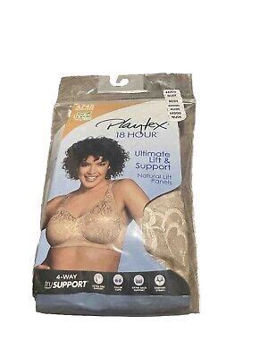 NEW WOMEN PLAYTEX HOUR ULTIMATE LIFT SUPPORT NUDE WIREFREE BRA EBay