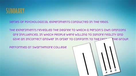 Solomon Asch Conformity Experiment Summary reillcinna