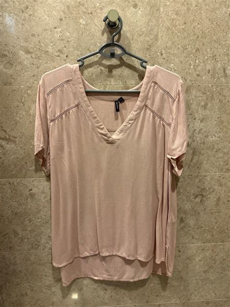 Light Pink Nude Top Women S Fashion Tops Shirts On Carousell